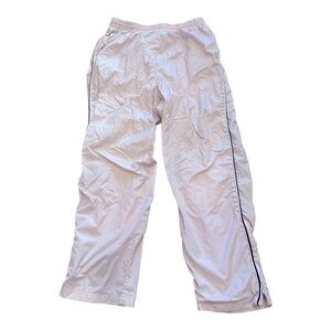 Weather Tamer Women's Vintage Light Pink Drawstring Windbreaker Track Pants - 1X